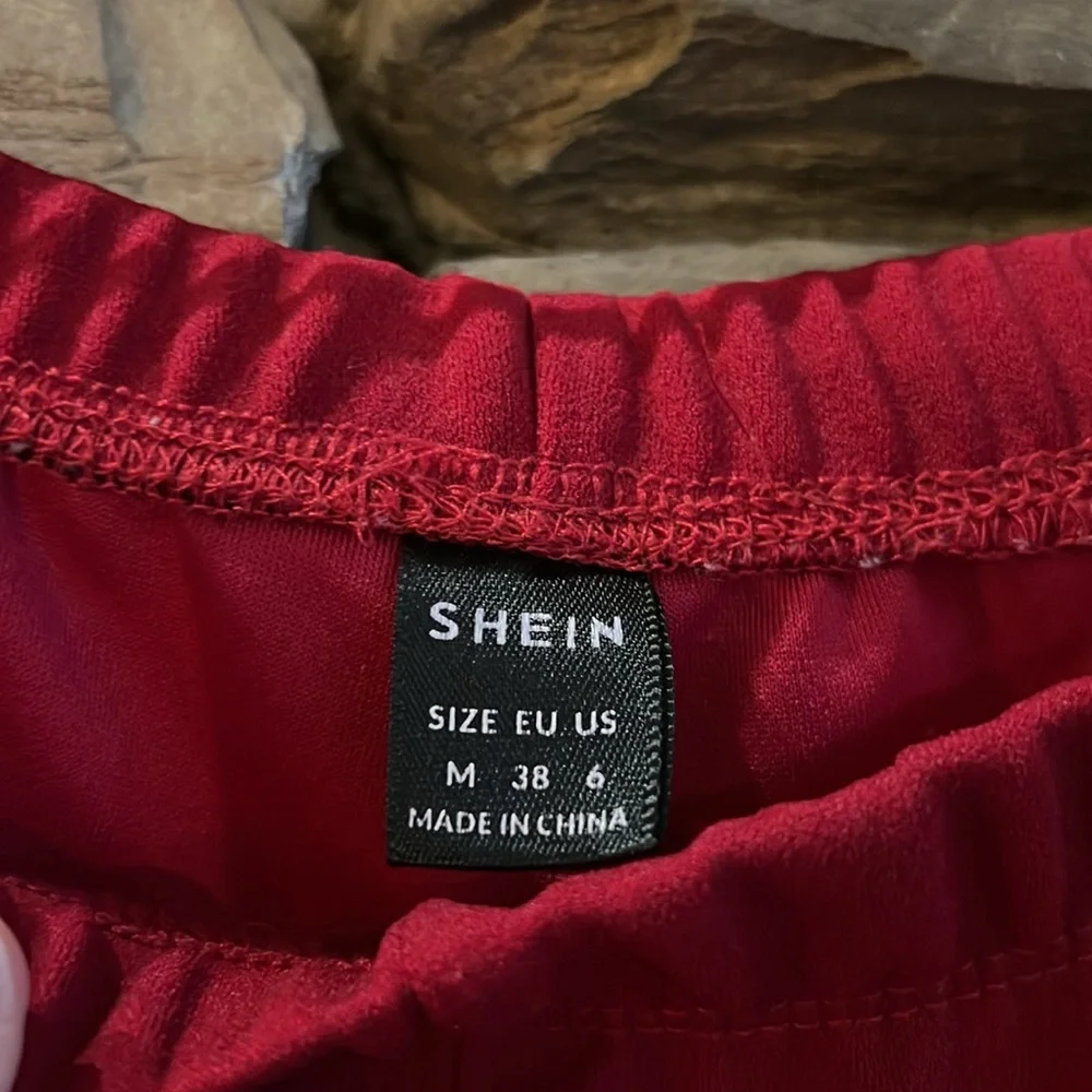 SHEIN Essnce Solid Color Casual Fashion Flared Pants Size M - Picture 3 of 9